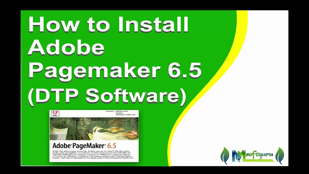 adobe pagemaker download and install
